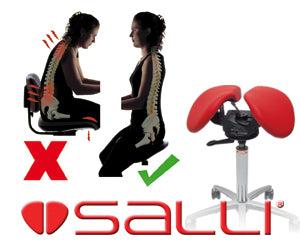 Salli Multi-Adjuster Saddle Chair