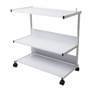 SkinMate Trio Salon Long 3 Shelf Trolley