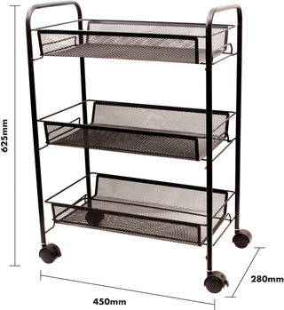 St Helen Three Tier Storage Trolley