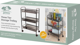 St Helen Three Tier Storage Trolley