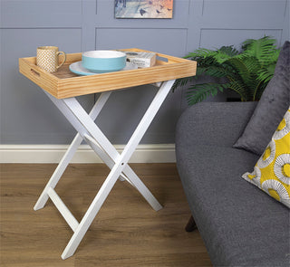 St Helens Folding Tray Table - Grey