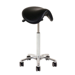 Support Design Classic Saddle Stool - Leather